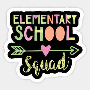 Elementary School Squad Sticker